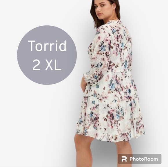 Torrid Floral Bohemian Dress - Picture 3 of 7
